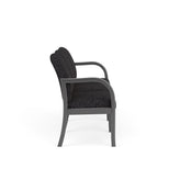 Weston Waiting Reception 3 Seat Tandem Seating Wood Frame No Center Arms