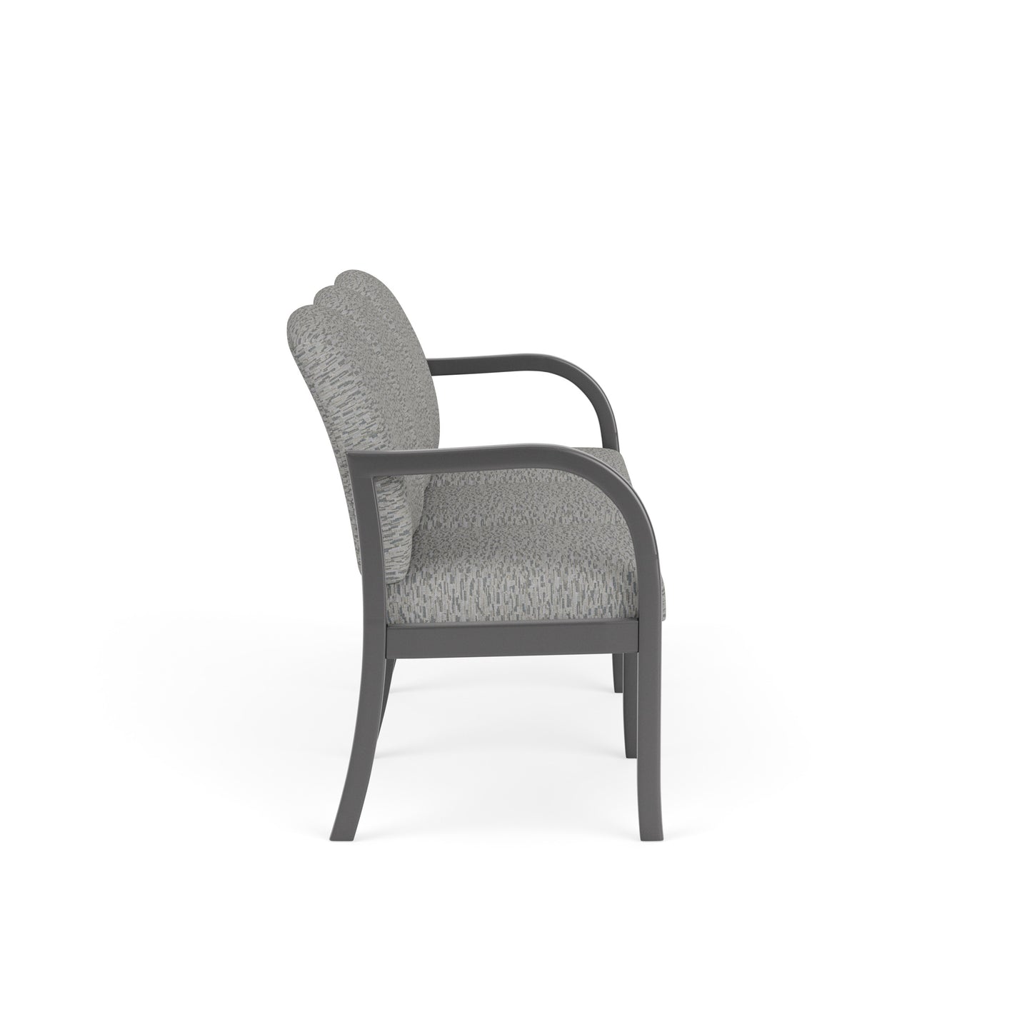 Weston Waiting Reception 3 Seat Tandem Seating Wood Frame No Center Arms