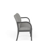 Weston Waiting Reception 3 Seat Tandem Seating Wood Frame No Center Arms