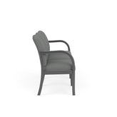 Weston Waiting Reception 3 Seat Tandem Seating Wood Frame No Center Arms