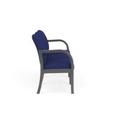 Weston Waiting Reception 3 Seat Tandem Seating Wood Frame No Center Arms