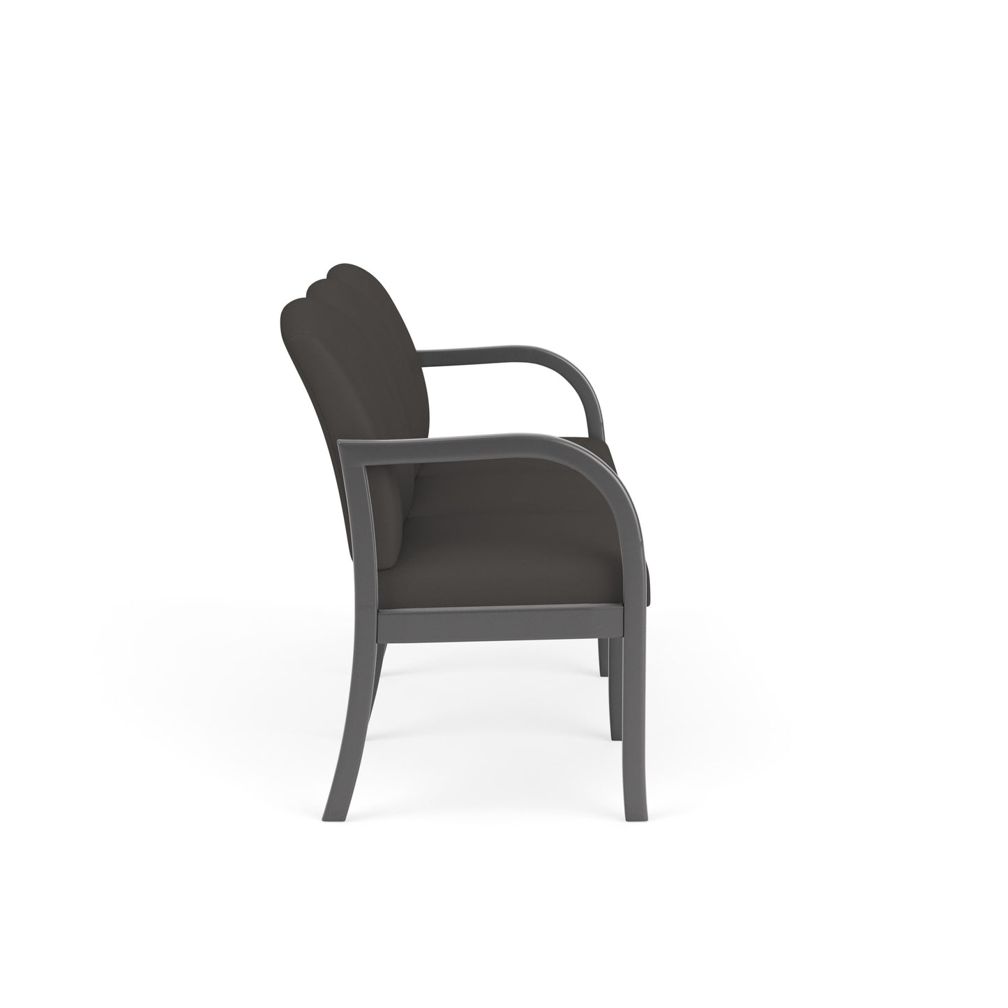Weston Waiting Reception 3 Seat Tandem Seating Wood Frame No Center Arms
