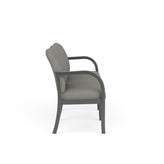 Weston Waiting Reception 3 Seat Tandem Seating Wood Frame No Center Arms
