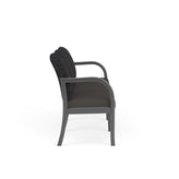 Weston Waiting Reception 3 Seat Tandem Seating Wood Frame No Center Arms