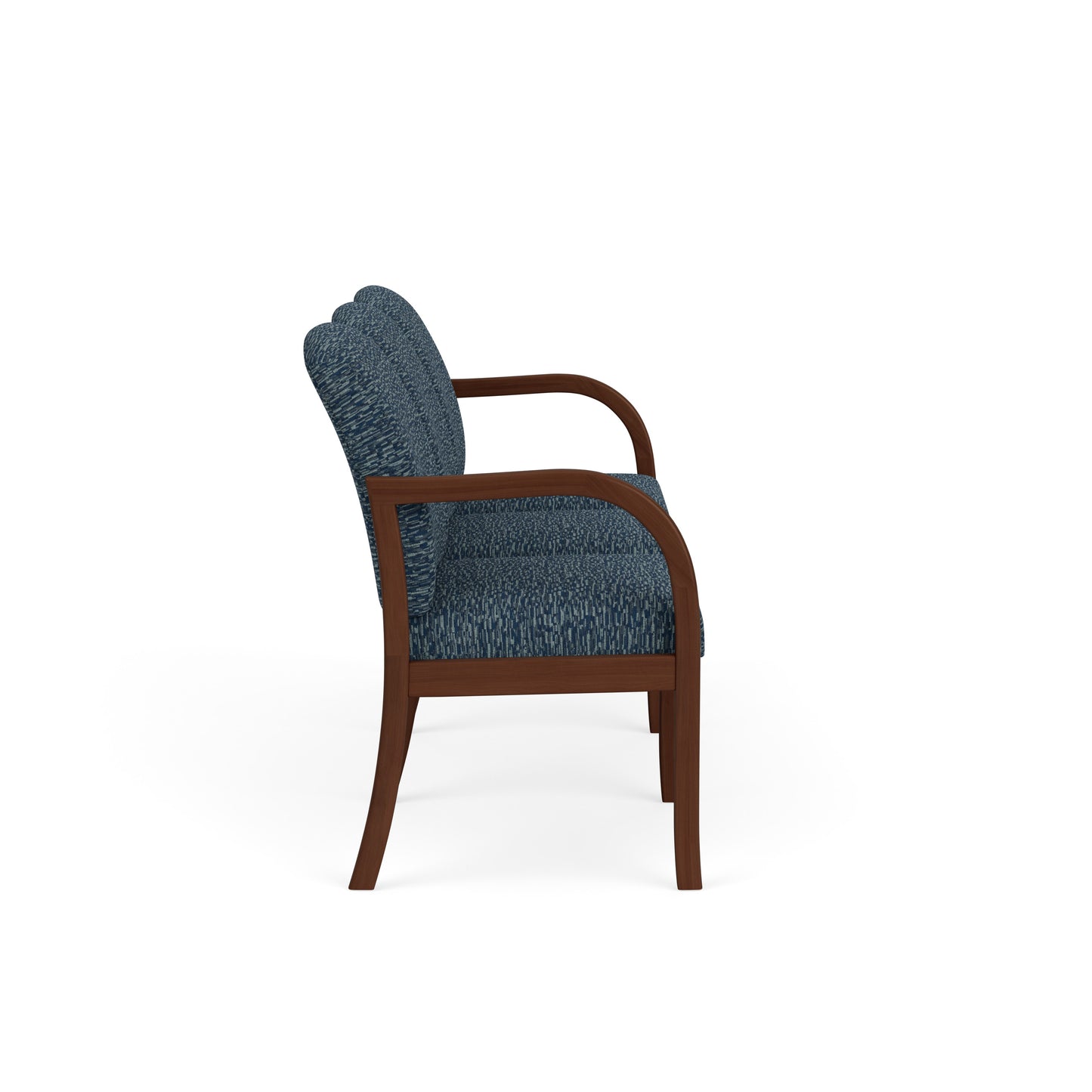 Weston Waiting Reception 3 Seat Tandem Seating Wood Frame No Center Arms