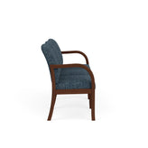 Weston Waiting Reception 3 Seat Tandem Seating Wood Frame No Center Arms