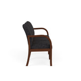 Weston Waiting Reception 3 Seat Tandem Seating Wood Frame No Center Arms