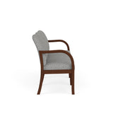 Weston Waiting Reception 3 Seat Tandem Seating Wood Frame No Center Arms