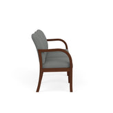 Weston Waiting Reception 3 Seat Tandem Seating Wood Frame No Center Arms
