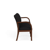 Weston Waiting Reception 3 Seat Tandem Seating Wood Frame No Center Arms