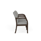 Weston Waiting Reception 3 Seat Tandem Seating Wood Frame