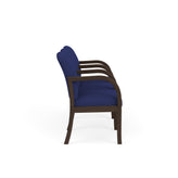 Weston Waiting Reception 3 Seat Tandem Seating Wood Frame