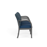Weston Waiting Reception 3 Seat Tandem Seating Wood Frame