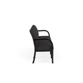 Weston Waiting Reception 4 Seat Tandem Seating Wood Frame No Center Arms