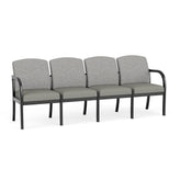Weston Waiting Reception 4 Seat Tandem Seating Wood Frame No Center Arms