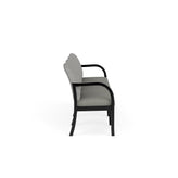 Weston Waiting Reception 4 Seat Tandem Seating Wood Frame No Center Arms