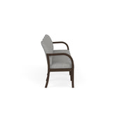 Weston Waiting Reception 4 Seat Tandem Seating Wood Frame No Center Arms