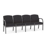 Weston Waiting Reception 4 Seat Tandem Seating Wood Frame No Center Arms