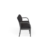 Weston Waiting Reception 4 Seat Tandem Seating Wood Frame No Center Arms