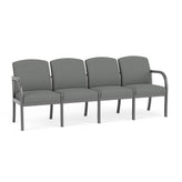 Weston Waiting Reception 4 Seat Tandem Seating Wood Frame No Center Arms