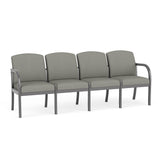 Weston Waiting Reception 4 Seat Tandem Seating Wood Frame No Center Arms