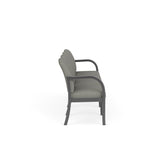 Weston Waiting Reception 4 Seat Tandem Seating Wood Frame No Center Arms