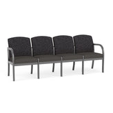 Weston Waiting Reception 4 Seat Tandem Seating Wood Frame No Center Arms