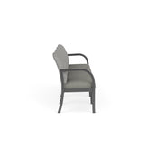 Weston Waiting Reception 4 Seat Tandem Seating Wood Frame No Center Arms