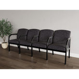 Weston Waiting Reception 4 Seat Tandem Seating Wood Frame