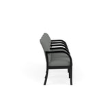 Weston Waiting Reception 4 Seat Tandem Seating Wood Frame