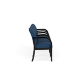 Weston Waiting Reception 4 Seat Tandem Seating Wood Frame