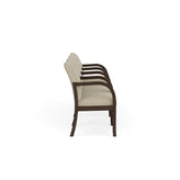 Weston Waiting Reception 4 Seat Tandem Seating Wood Frame