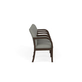 Weston Waiting Reception 4 Seat Tandem Seating Wood Frame