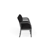 Weston Waiting Reception 4 Seat Tandem Seating Wood Frame
