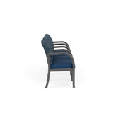 Weston Waiting Reception 4 Seat Tandem Seating Wood Frame