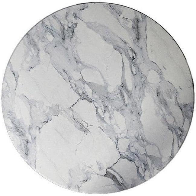 Washed Marble Pattern Powder Coated MDF Outdoor Table Tops