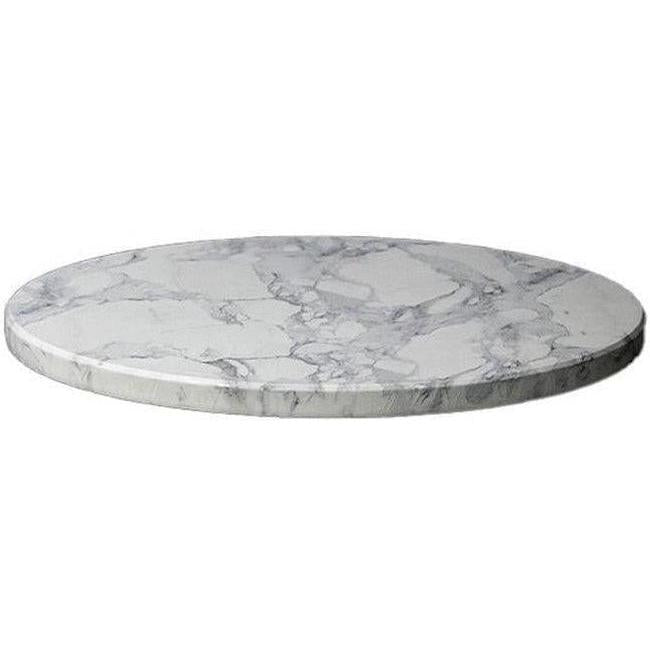Washed Marble Pattern Powder Coated MDF Outdoor Table Tops