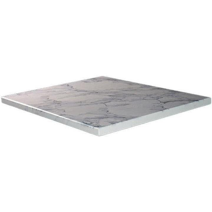 Washed Marble Pattern Powder Coated MDF Outdoor Table Tops