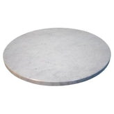 White Limestone Pattern Powder Coated MDF Outdoor Table Tops