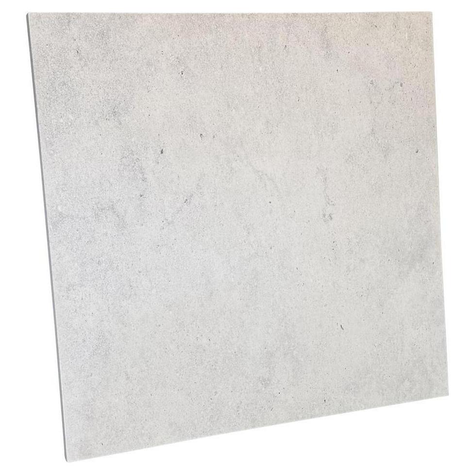 White Limestone Pattern Powder Coated MDF Indoor Table Tops