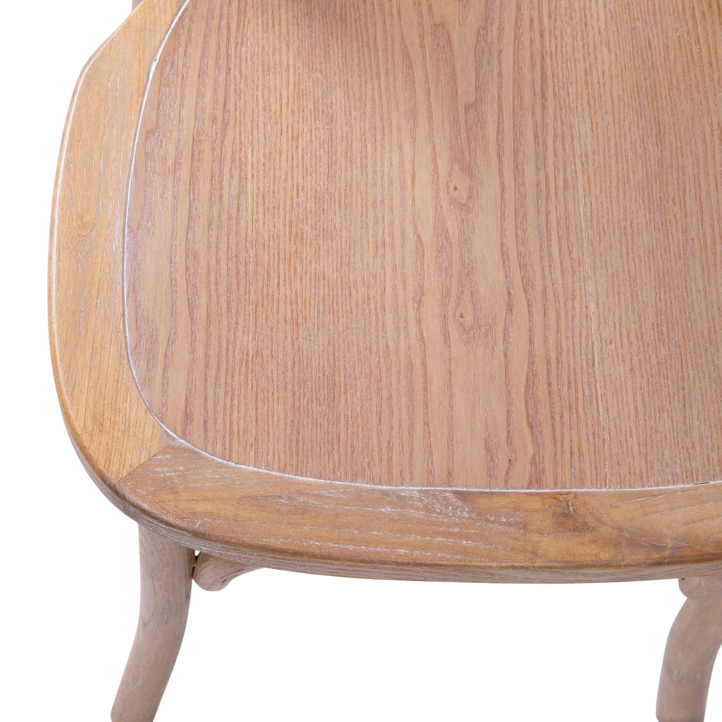Advantage X-Back Chair with Hand Stained Medium White Grain Finish