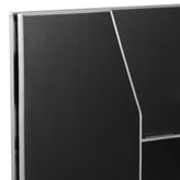 Amara 4' Black Laminate Foldable Bar - Portable Event Bar