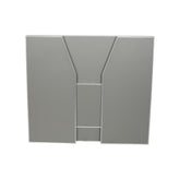 Amara 4' Slate Gray Laminate Foldable Bar - Portable Event Bar