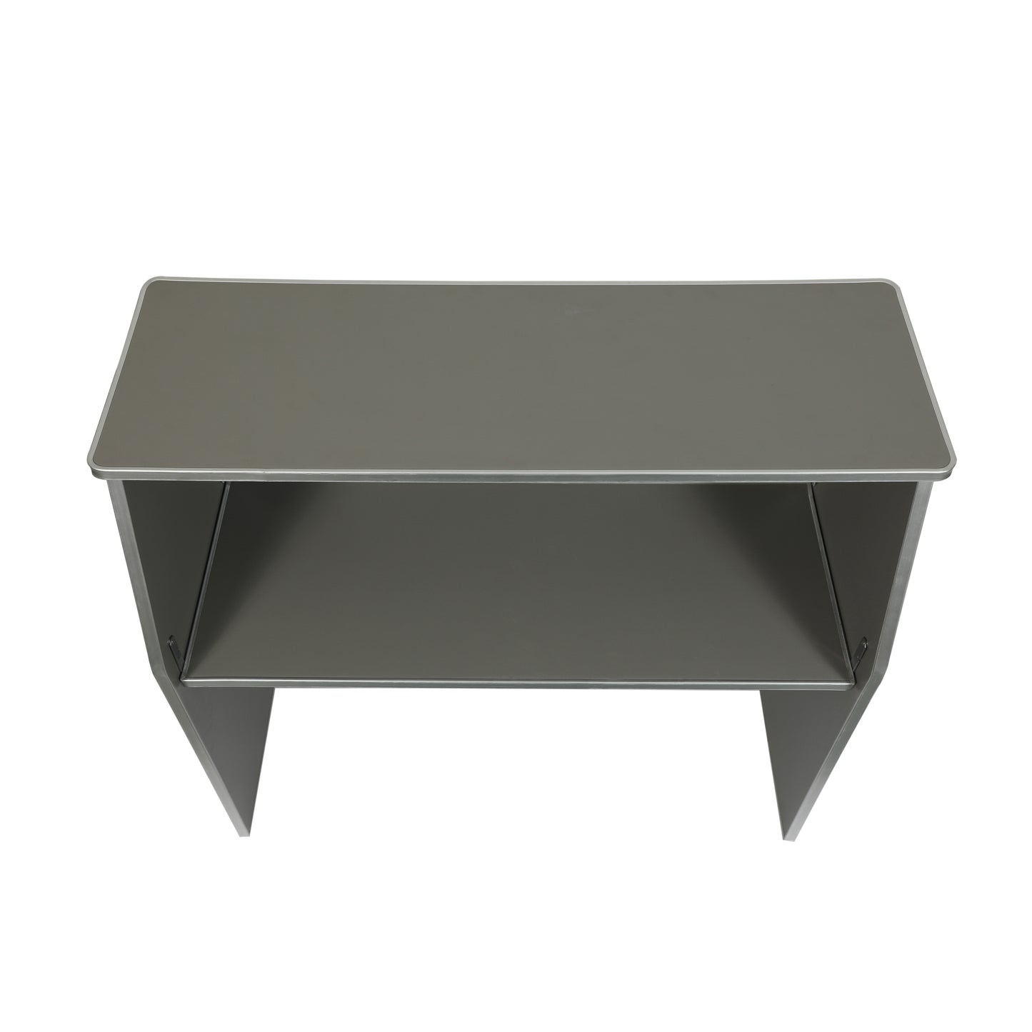Amara 4' Slate Gray Laminate Foldable Bar - Portable Event Bar