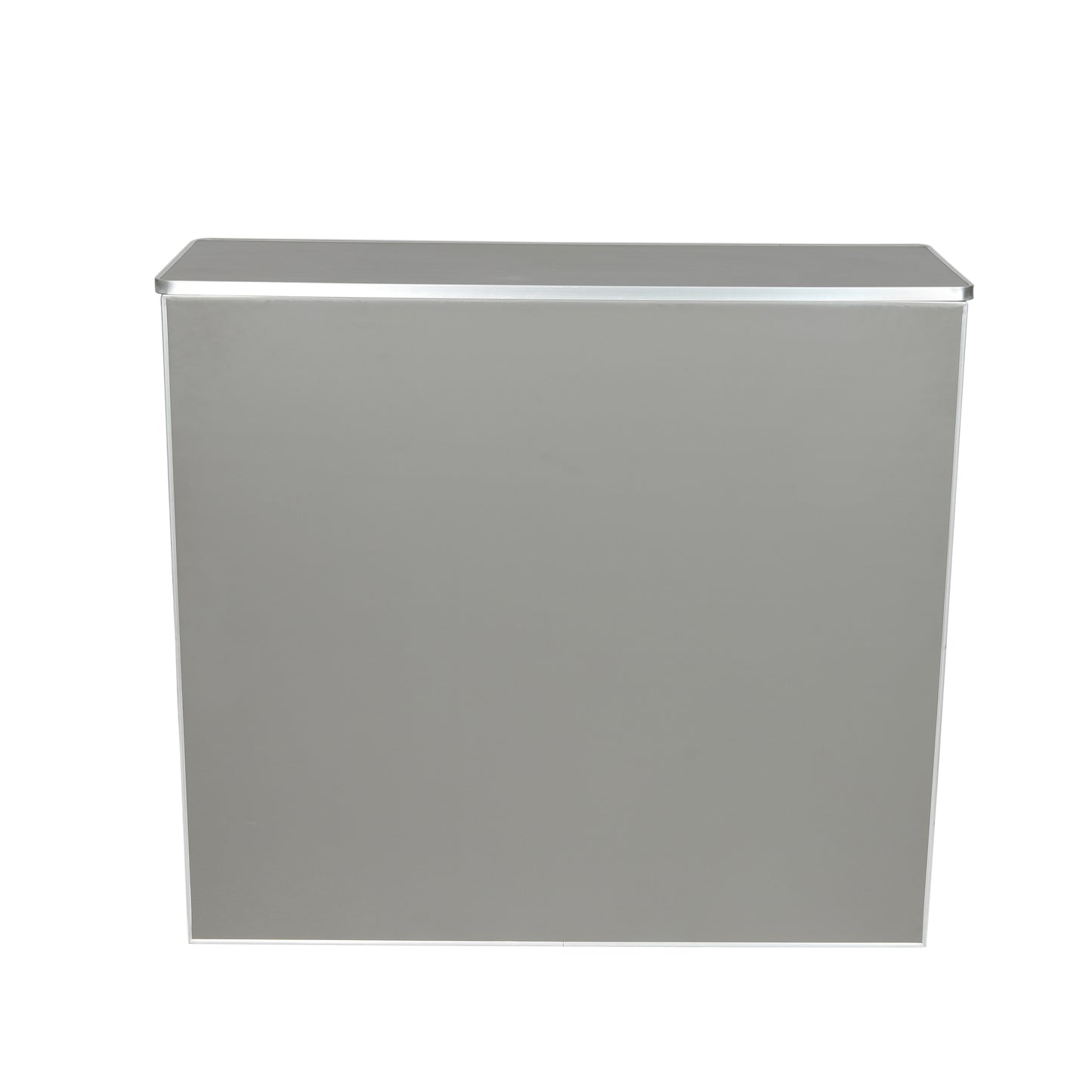 Amara 4' Slate Gray Laminate Foldable Bar - Portable Event Bar