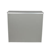 Amara 4' Slate Gray Laminate Foldable Bar - Portable Event Bar