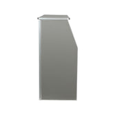 Amara 4' Slate Gray Laminate Foldable Bar - Portable Event Bar