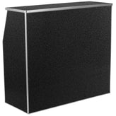 Amara 4' Black Marble Laminate Foldable Bar - Portable Event Bar