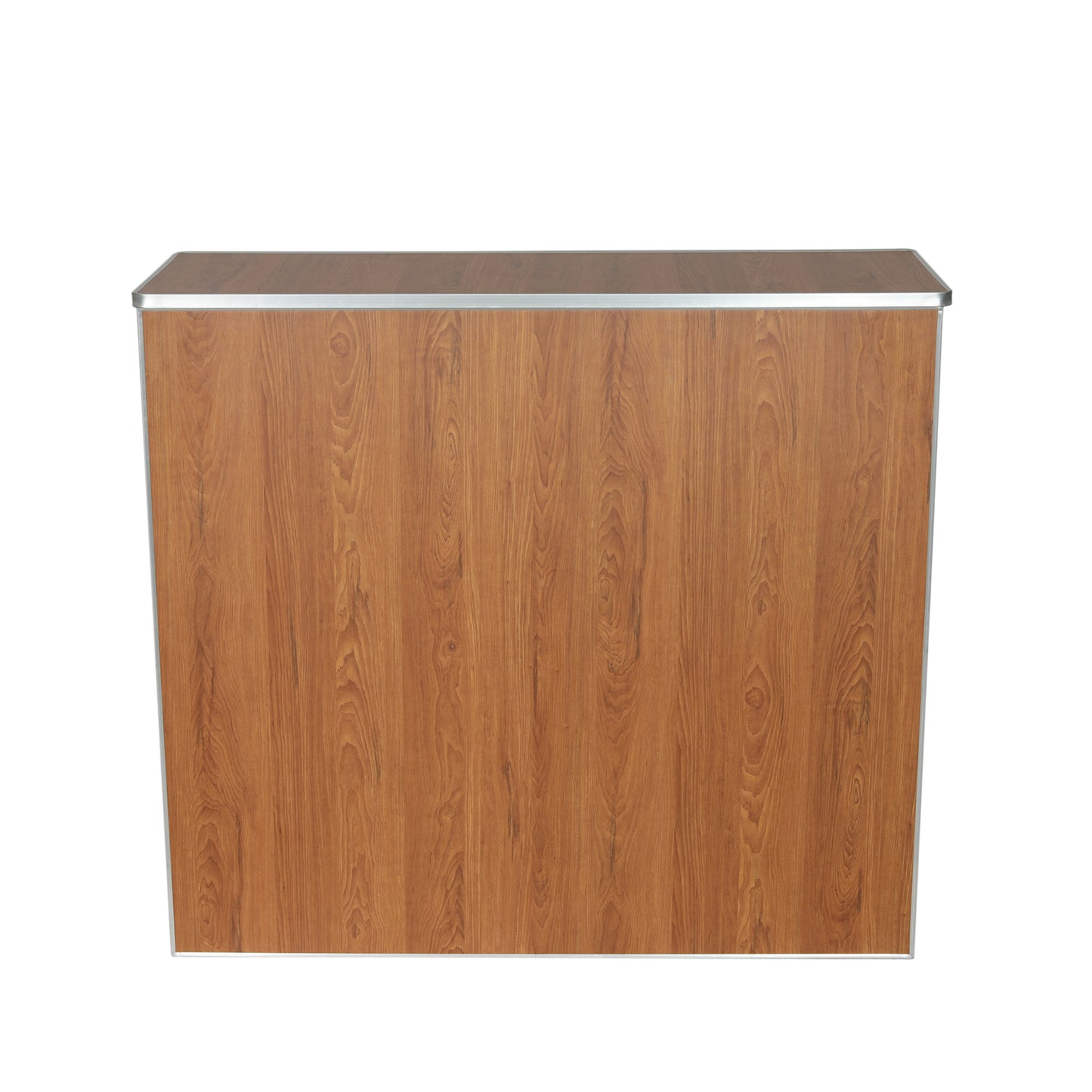 Amara 4' Maple Woodgrain Laminate Foldable Bar - Portable Event Bar