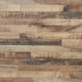 Amara 4' Rustic Natural Wood Plank Laminate Foldable Bar - Portable Event Bar